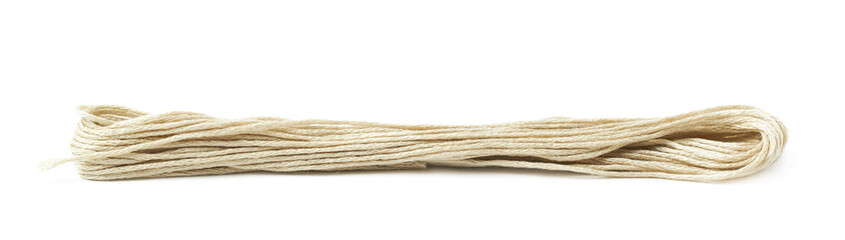 Embroidery thread yarn isolated