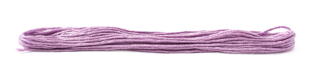 Embroidery thread yarn isolated