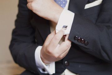 Groom dressing