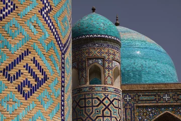 Fototapeten Détail architectural du Registan à Samarcande – Ouzbékistan © Christophe Cappelli