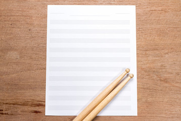 blank sheet music