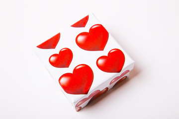 Scatola con cuori