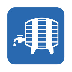 wooden barrel icon