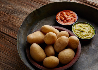 Papas al mojo Canary islands wrinkled potatoes