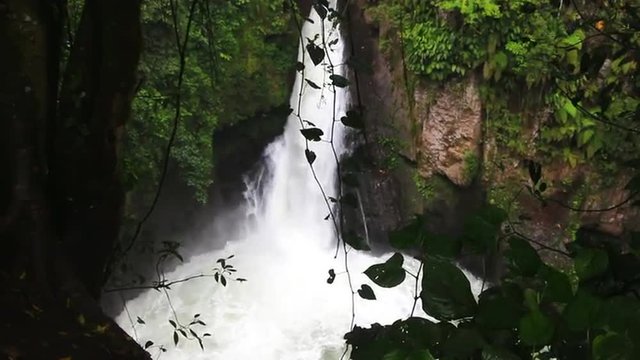 Beautiful waterfall, kayaking spot in Veracruz, Mexico