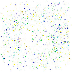 Particles Background. Colorful Confetti 