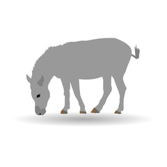 horse emblem, with shadow