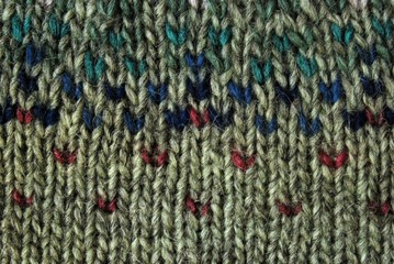 Strickmuster mit Farbverlauf