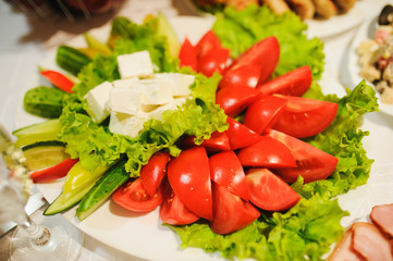 Tasty appetizer. tomatoes