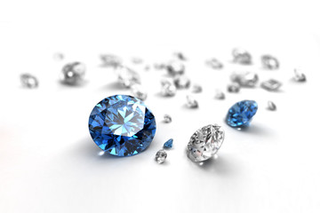 Saphire und Diamanten