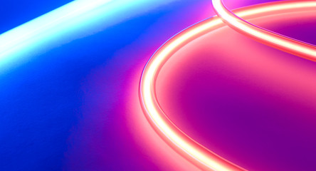 Neon lights abstraction backdrop