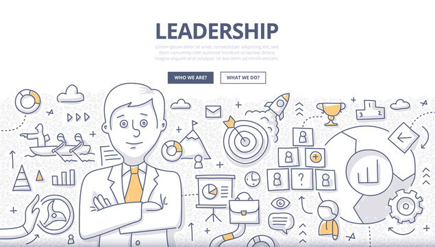 Leadership Doodle Concept