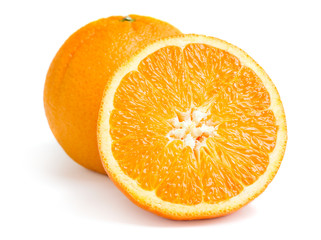 oranges isolated on white background