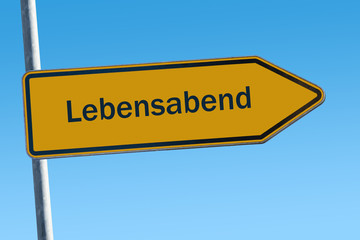 Schild 65 - Lebensabend