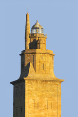 Fototapeta premium Hercules tower , Torre de Hercules, roman lighthouse , UNESCO world heritage