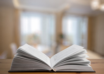 book table in the room
