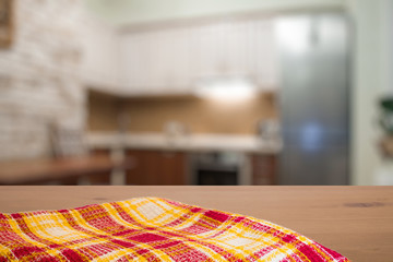 kitchen towel on table