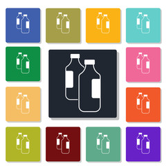 bottle of milk icon