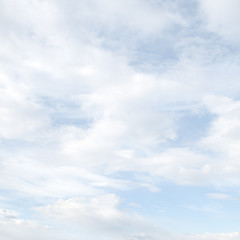 white cloud on blue sky