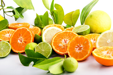 Vitaminreiche Zitrusfrüchte: Orangen, Zitronen, Limetten und Mandarinen :)