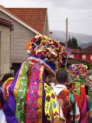 Parade of carnival in Santa Cristina de Cobres