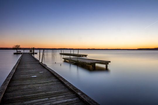 Lac de soutons dans les landes