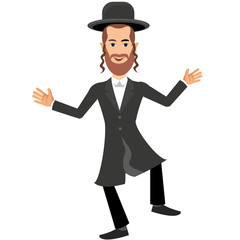 orthodox jew,hassid,rabbi,with Payot and Kippah