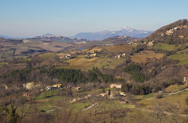 Fototapeta na wymiar Veduta panoramica di Camerino