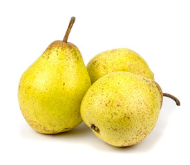 pears isolated on white background!