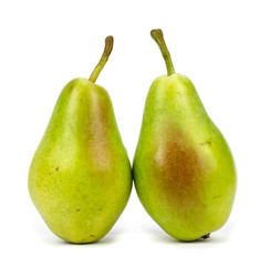 pears isolated on white background