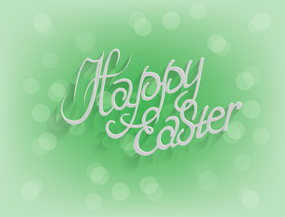 Happy Easter Typographical Background. Vector EPS 10. Easter card
