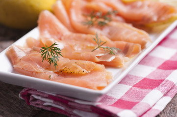 Smoked salmon