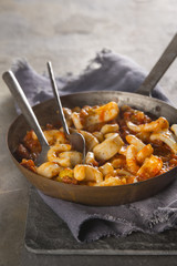 Squid and chorizo stew.