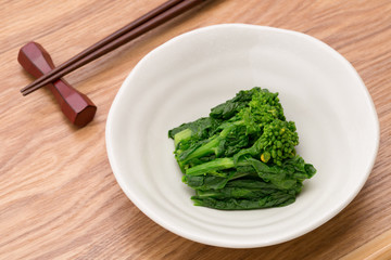 菜の花のおひたし　