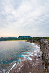 Sea, coast, seascape. Okinawa, Japan, Asia.
