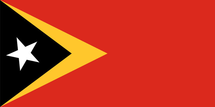 Standard Proportions For Timor Leste Flag