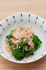 菜の花のおひたし　