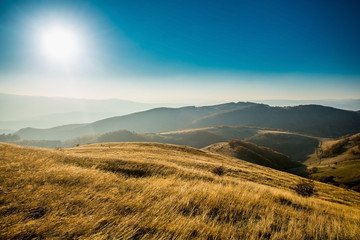 Afternoon mountain landscape