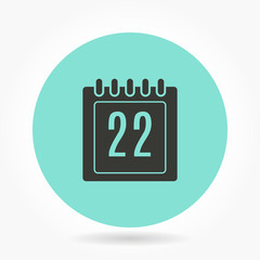 Calendar - vector icon.