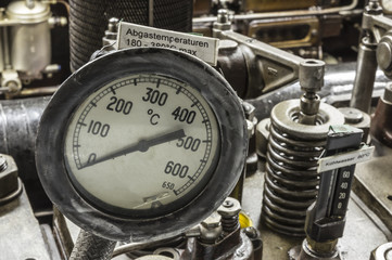 Fototapeta premium Schiffsdiesel