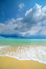beach and tropical sea