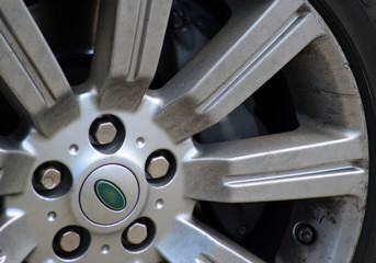 car wheel close