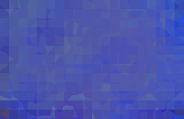 Abstract blue geometric mosaic background