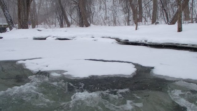 rivi&egrave;re en hiver