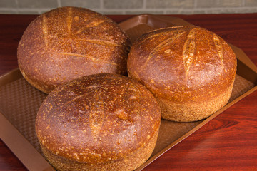 Bakery products. Golden brown cakes, and all Russian belyashi ru