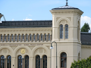 Nobel prize center building in  Oslo