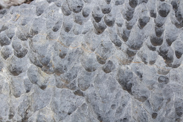 The stone was eroded naturally