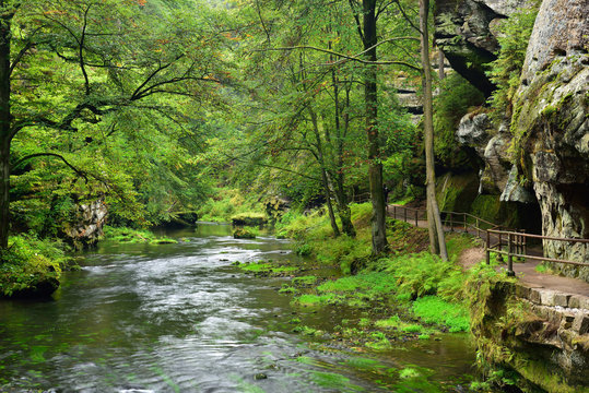 Die Kamnitzklamm | Edmundsklamm in der B&ouml;hmischen Schweiz 