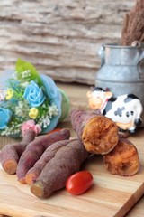 sweet potato boiled with of sugar delicious.