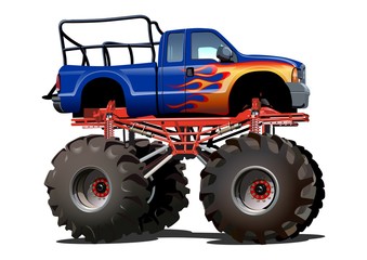 Cartoon Monster Truck © Mechanik